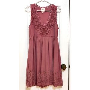 Knox Rose Pink Mauve Sleeveless Dress